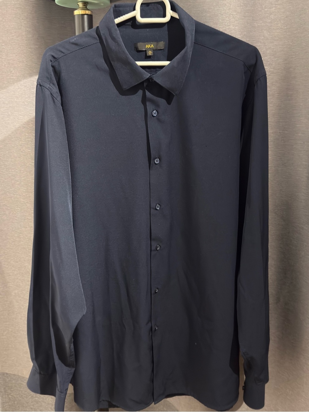 AKA Men’s Navy Long-Sleeve Dress Shirt